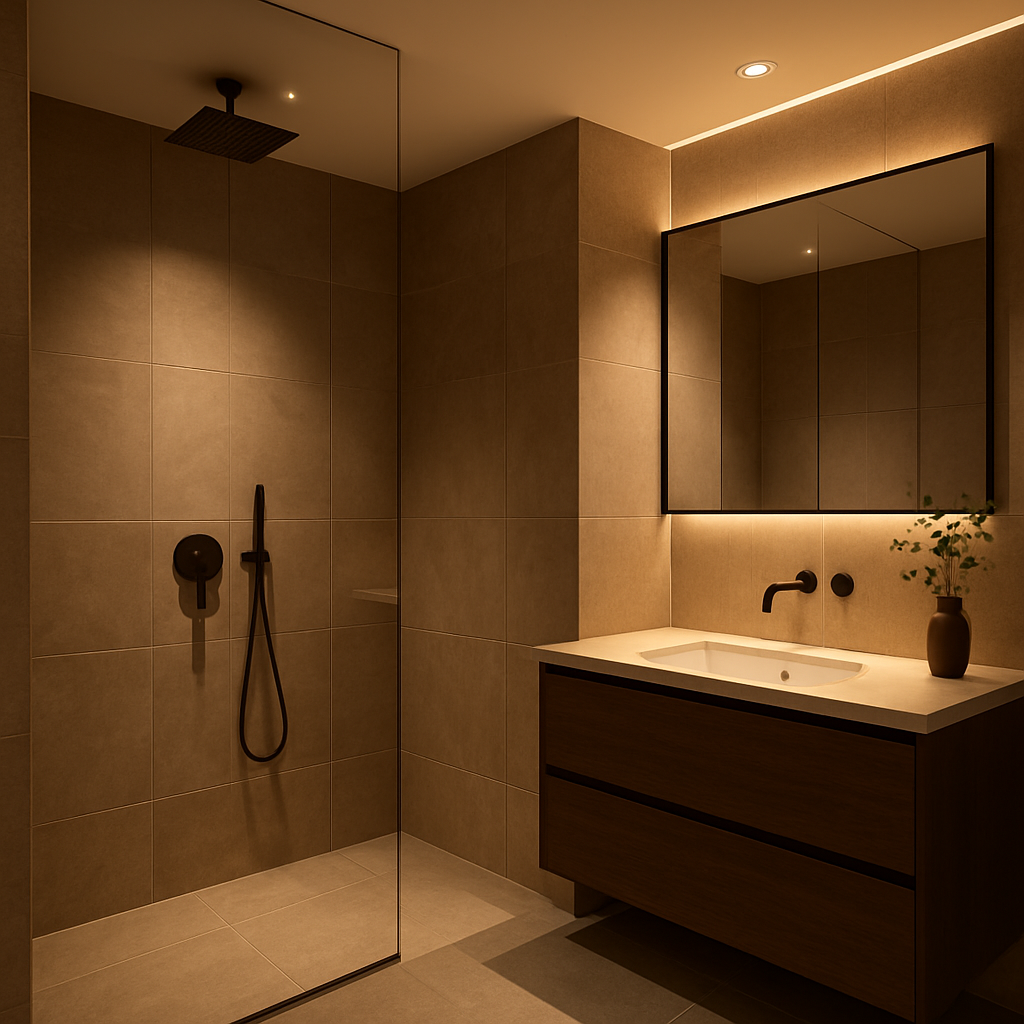 Baño renovado en Chamberí